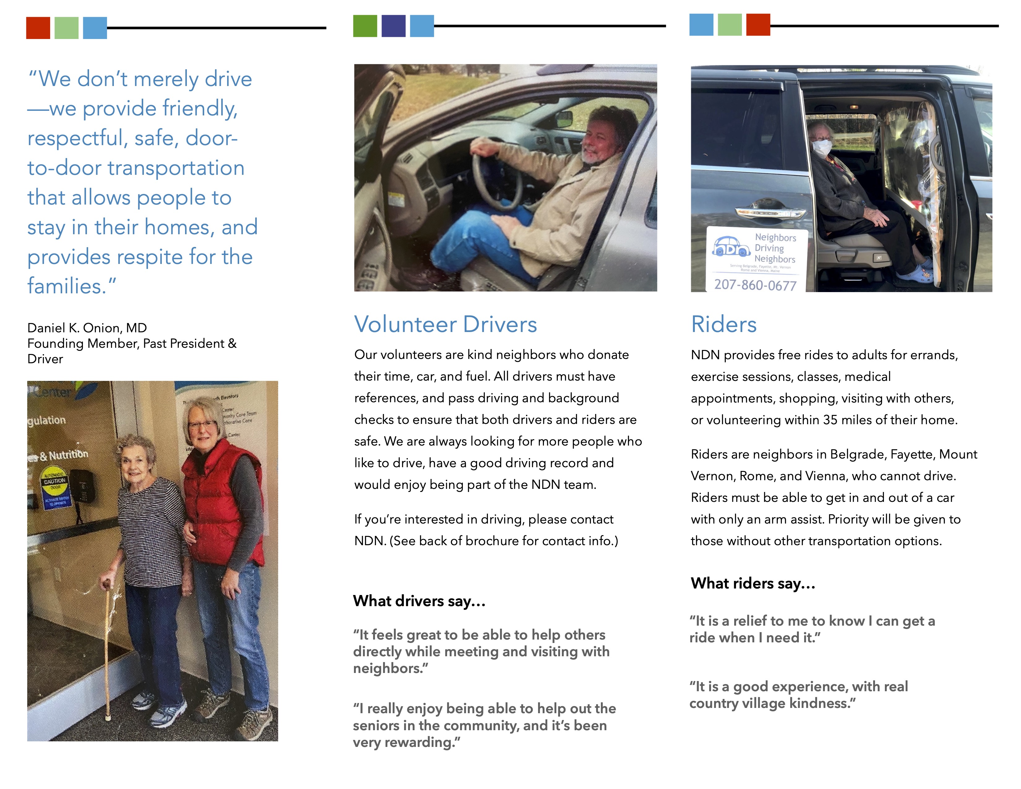 Neighbors Driving Neighbors Vienna Maine